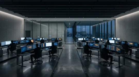 Centre de surveillance de sécurité réseau avec détection d'intrusions en temps réel