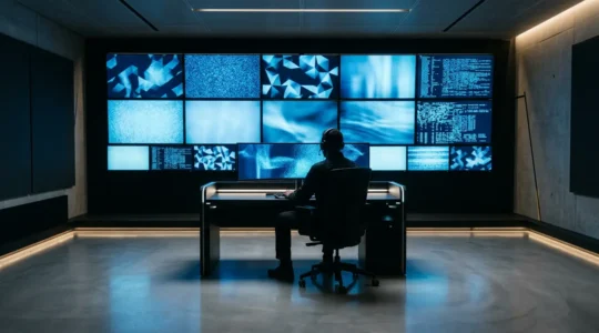 Centre de contrôle de vidéoprotection intelligente avec surveillance active