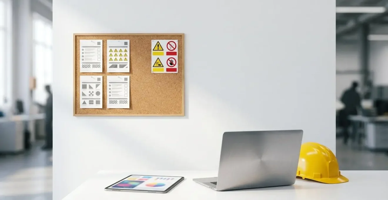 Représentation visuelle de la documentation systématique des risques professionnels et des actions de prévention