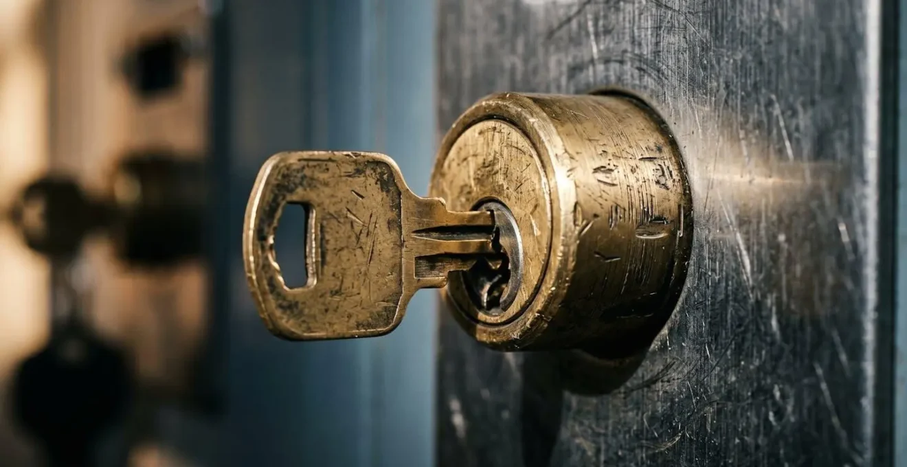 Système de vestiaire sécurisé avec casiers à clé illustrant la responsabilité du professionnel